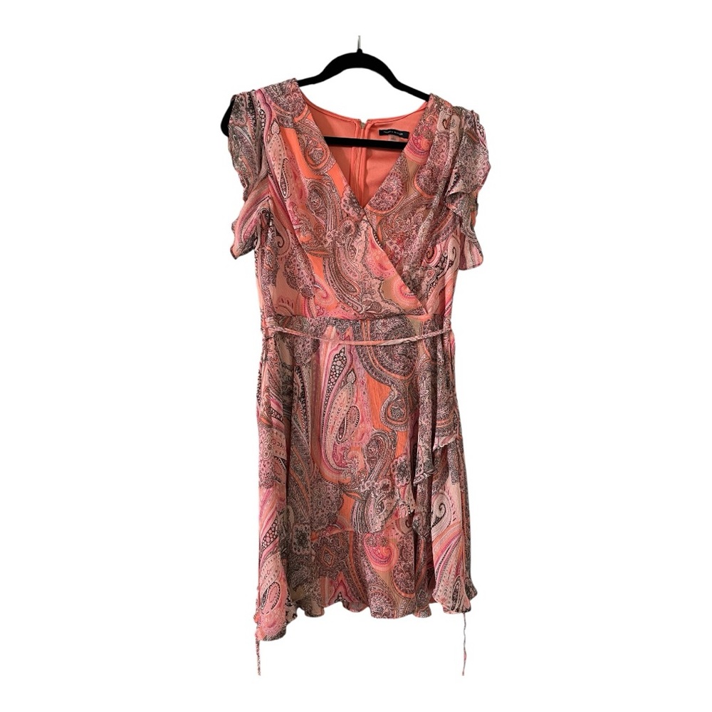 Tommy Hilfiger Pink Paisley Mini Dress